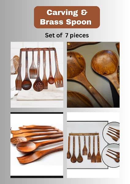 Kitchen Wooden Items 12