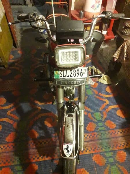 United 100cc new condition break shauk se taiyar ki hai 03045814229 15