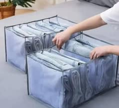 7 grid jeans and clothes organizer