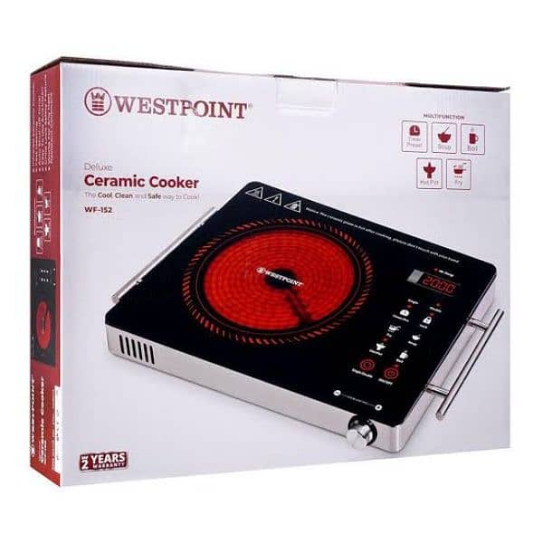 brand new west point original deluxe ceramic cooker wf-152 1