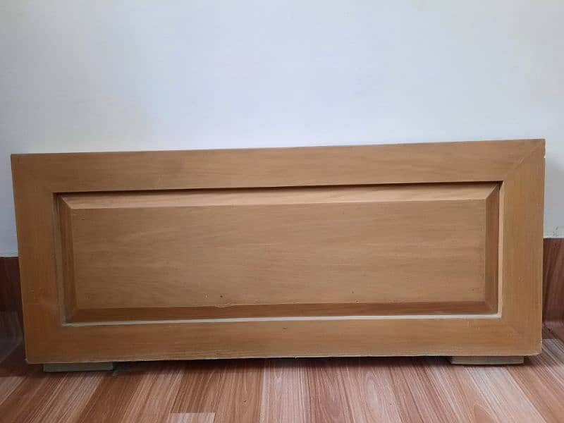 wooden bed with spring mattress 4