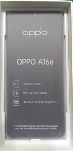 Oppo A16E 4/64 Sirf Mobile ha