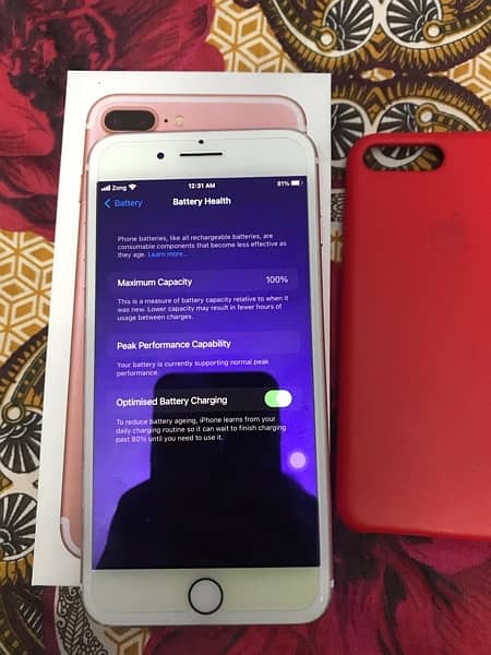 apple iPhone 7 plus 128gb pta approved 5