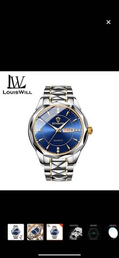 LouisWill Men's Fashion watch Quartz