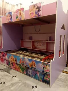 kids bed with slide