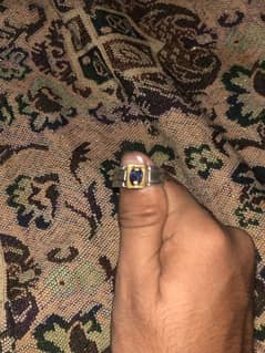 Beautiful Blue Sapphire (Neelam) Ring 0