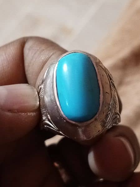 Old feroza ring stone 0