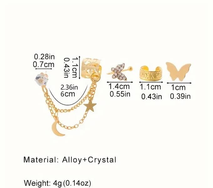 Rhinestone Earrings for Women 1