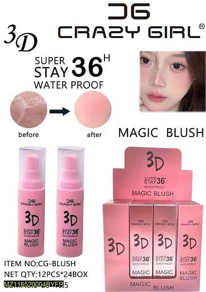 Water Proff 3D Blush On 0