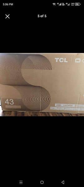 TCL led 43 inch 0