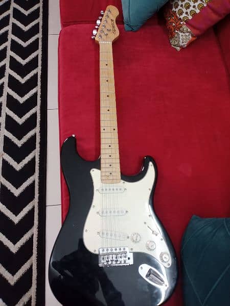 electric guitar with amplifier 1
