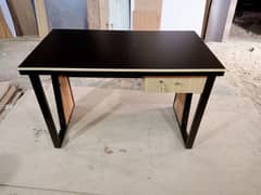 study table iron wood me