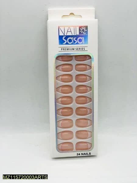 Fancy Artifical Nail Pack of 24 8