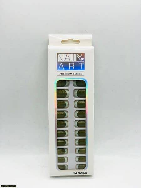 Fancy Artifical Nail Pack of 24 12