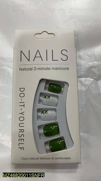 Fancy Artifical Nail Pack of 24 16