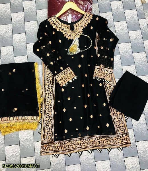 black colour dress  long shirt dupta and salwar home delivery free 1