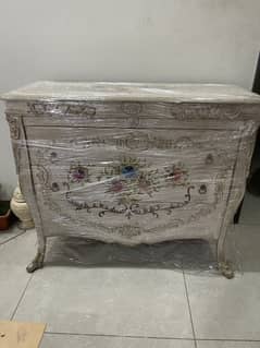 Hand painted victorian style console