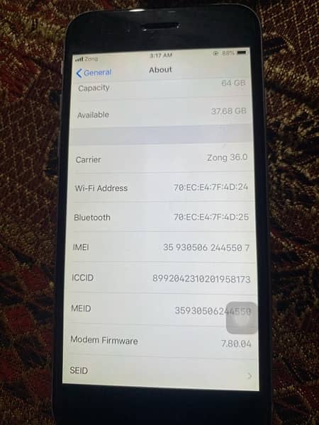 IPHONE 6 PTA APPPROVED 64 GB all ok 3