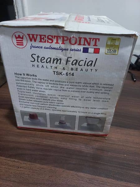 Westpoint Facial Steamer WF-614 4