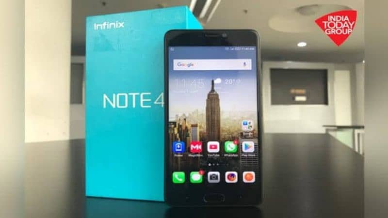 Salam infinix note 4 with box 1