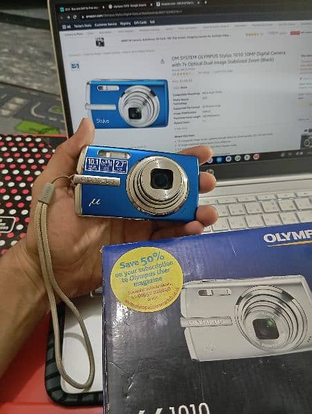 OM SYSTEM OLYMPUS Stylus 1010 10.1MP Digital Camera 0