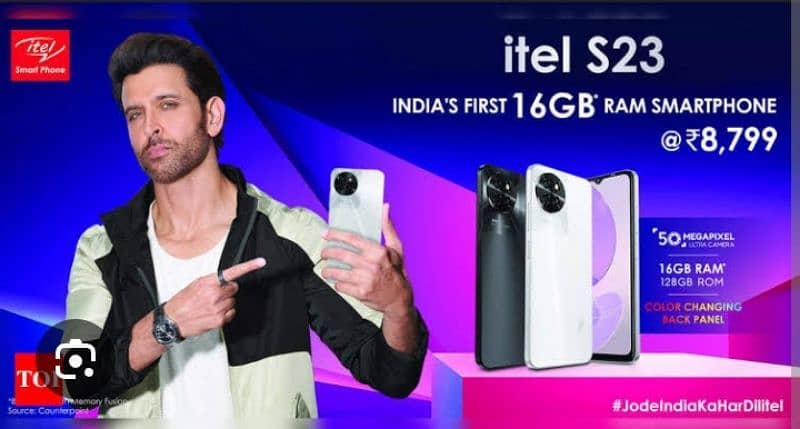 iTel s23 made from sudia 128gb 16gb 50mp cam 2