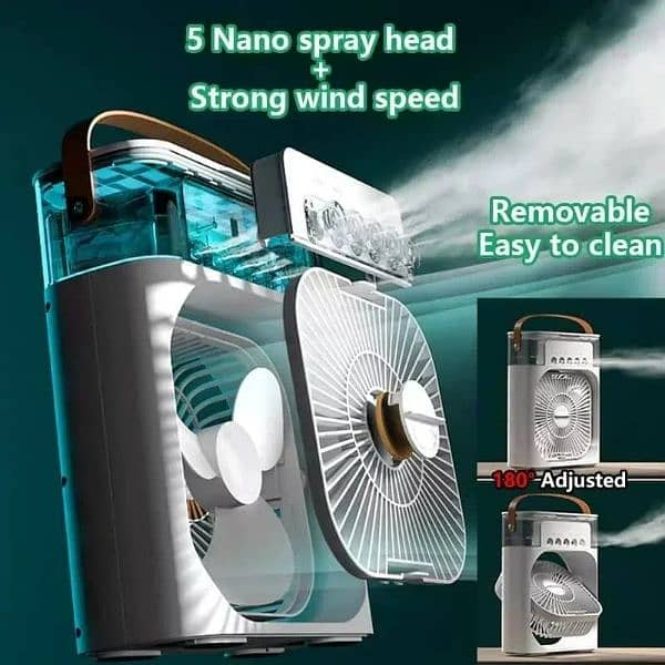 portable mini fan air conditioner cooler 9