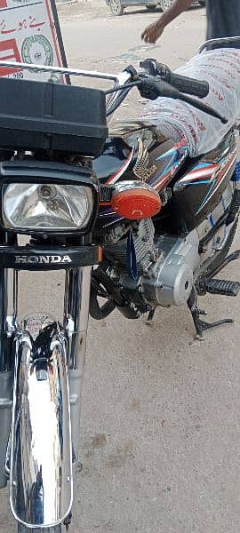 Honda cg 125 2020 karachi number 6