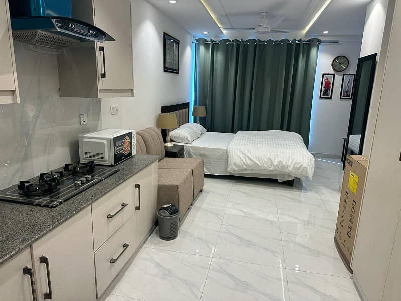 Studio Furnished Apartment Available For Rent In Bahria Town, Lahore. 1