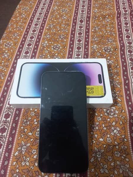 "iPhone 14 Pro Max Midnight Purple - Factory, Pristine Condition" 1