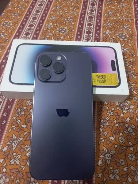 "iPhone 14 Pro Max Midnight Purple - Factory, Pristine Condition" 4