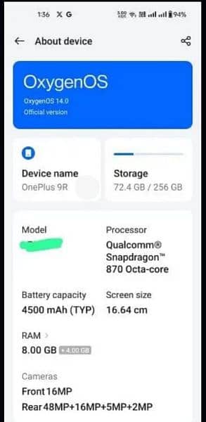 OnePlus 9R pta approved hai 2