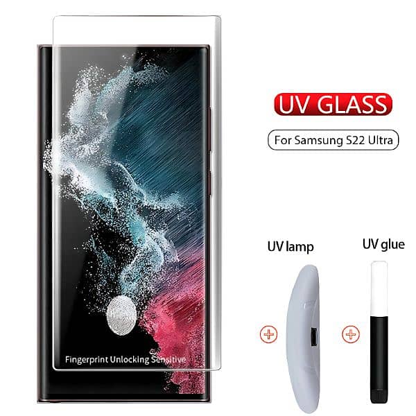 Samsung S24 Ultra | S23 Ultra | S22 Ultra | S21 Ultra |UV Tempred Glas 2