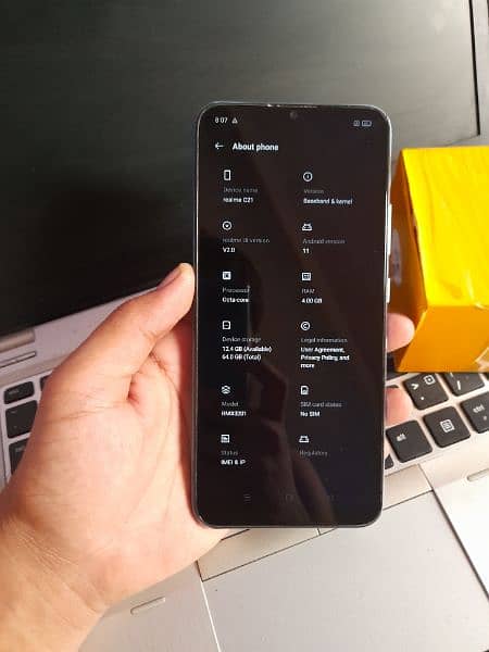 Realme c21 4/64gb official with box 2