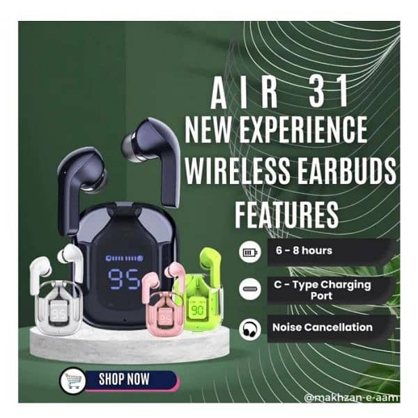 Air 31 Earbuds for providing Best sound quality 0