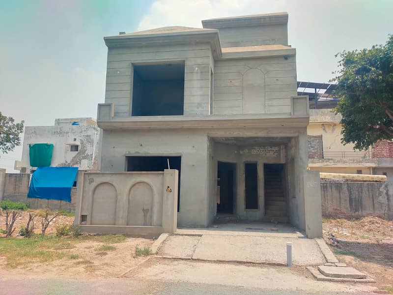 5 Marla Gray Structure House For Sale In A-Block Khayaban e Amin Society Lhr 0