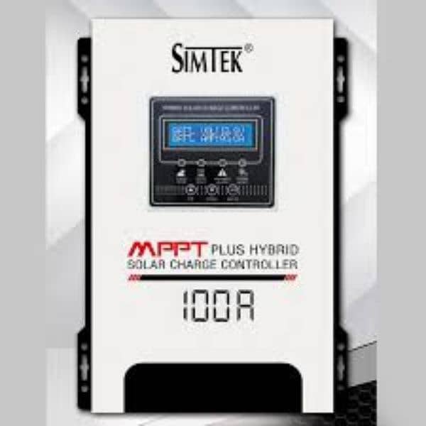 SimTek 100 Amperes MPPT Hybrid solar charge controller New stock Avail 0