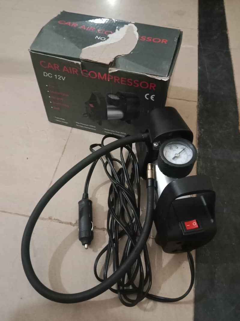 Car air compressor 12v 5 month used in new condition 4