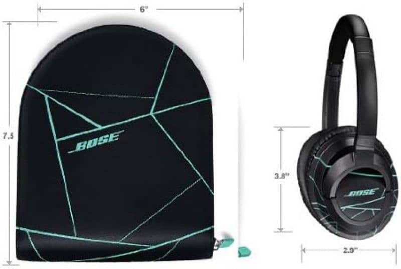 Bose  SoundTrue Around-Ear Headphones - Black/Mint 6