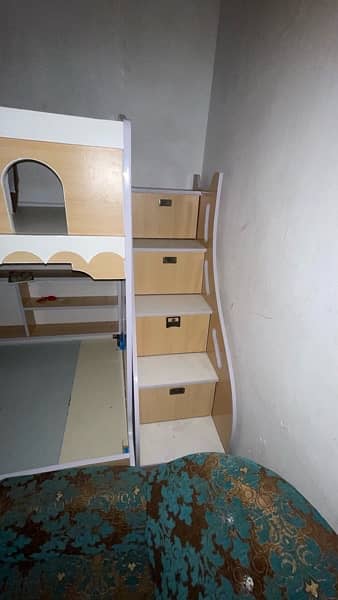 kids bed / bunker bed / bunk bed / wooden  bed/ furniture 1
