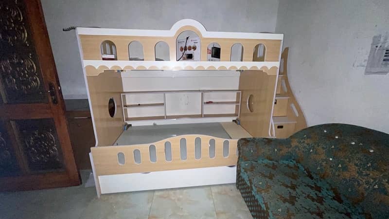 kids bed / bunker bed / bunk bed / wooden  bed/ furniture 2