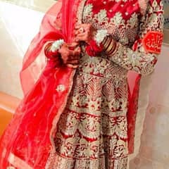 Bridal Adda handwork mehroon dress