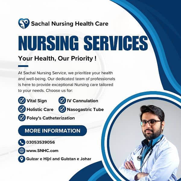 Sachal Nursing Health Care Provide at Door Step Nursing Service 0