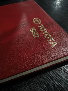Original TOYOTA 1992 Diary ( antique)