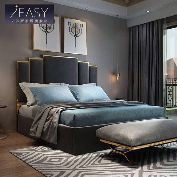 new fancy  furniture , stylish beds , Poshish’s beds 2024 latest beds 3
