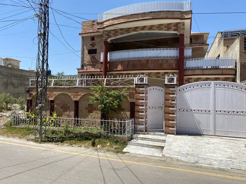 One Kanal Double Storey House For Urgent Sale At Armour Colony Phase 1 Nowshera 1