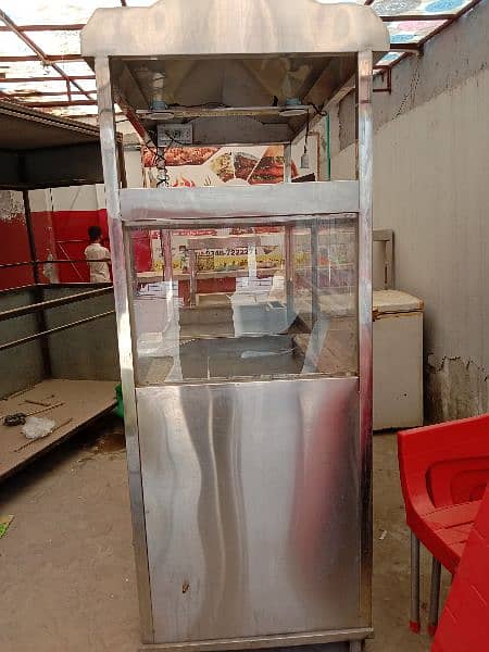 Stainless Steel Fast food setup with electric automatic Fryer 7