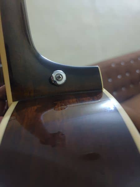 Semi Acoustic Guitar Mint Condition. Condenser recording guitar 1