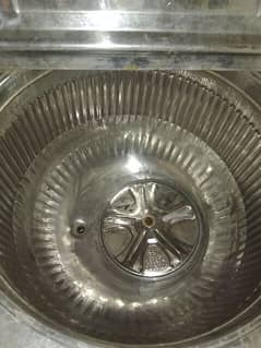 steel washing machine  nice condition