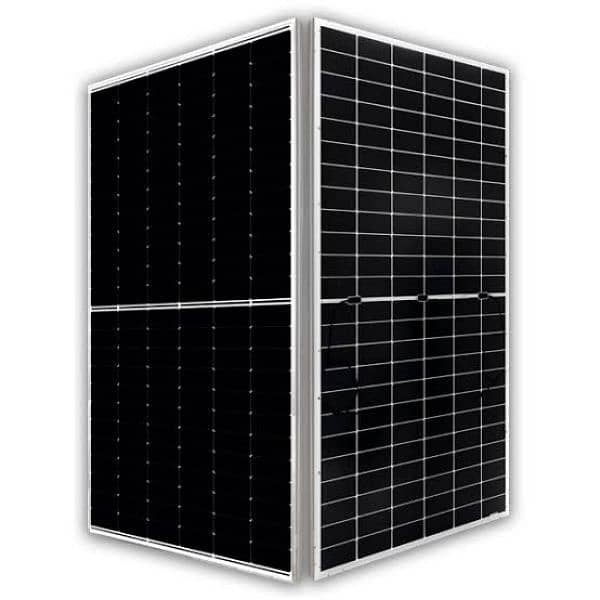 inverex Bifacial Duble glass 575watt solar penal 15-year warranty 1